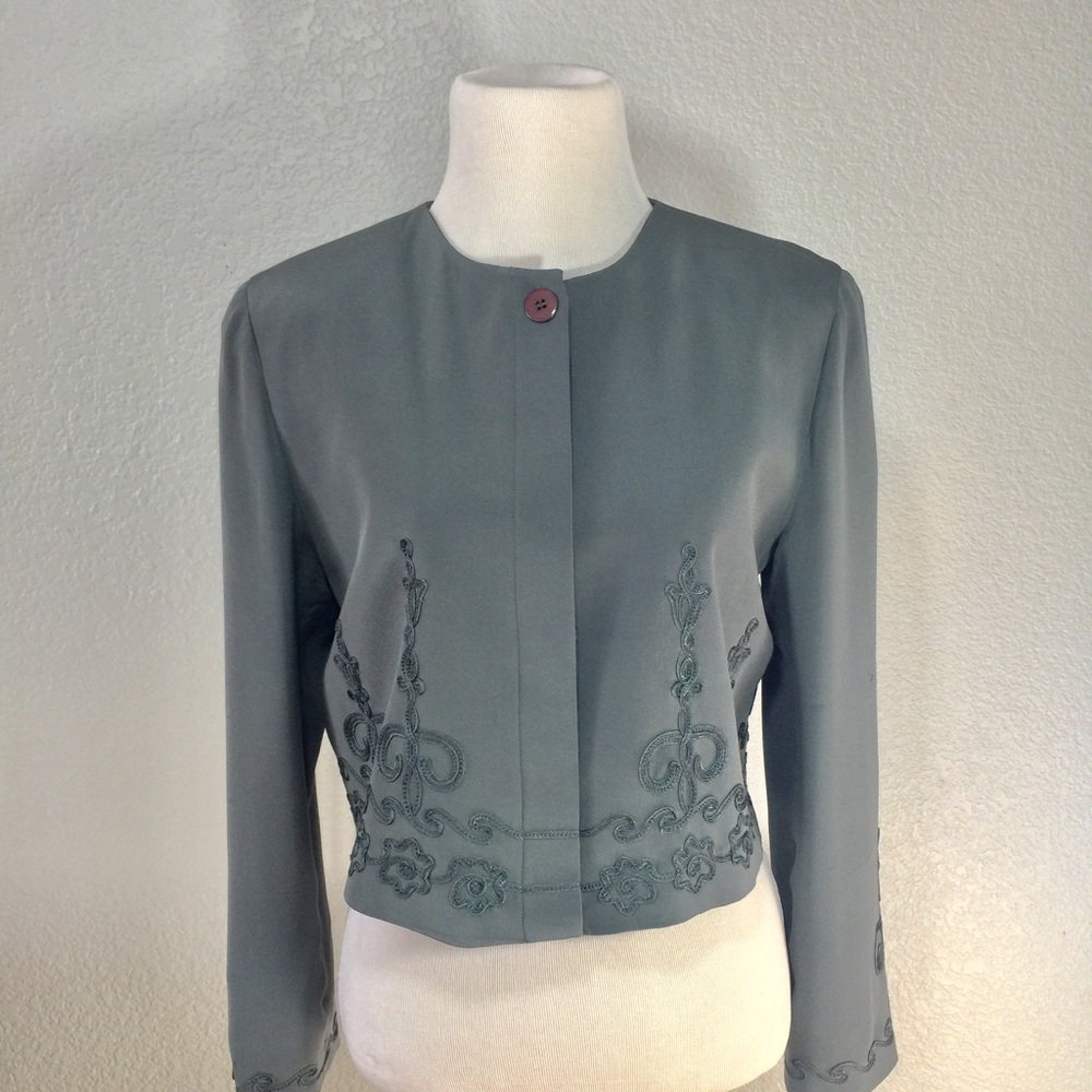 Design By Pat Argenti % Silk Jacket - image 1